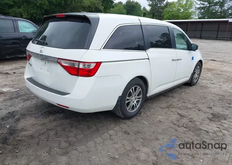 2013 Honda Odyssey Ex-L из США, поврежденный, VIN 5FNRL5H69DB074237